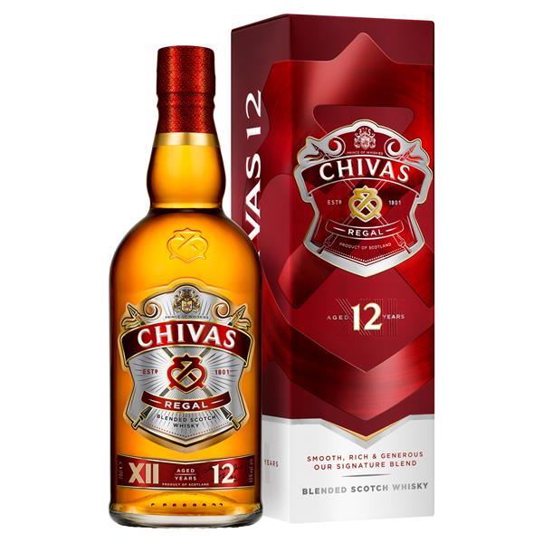 Chivas Regal 12 Year Old Scotch 700ml