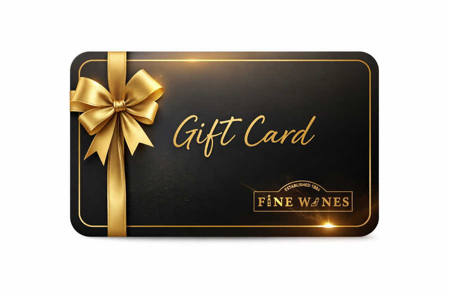 Fine Wines Gift Card . Perfect for any occasion.