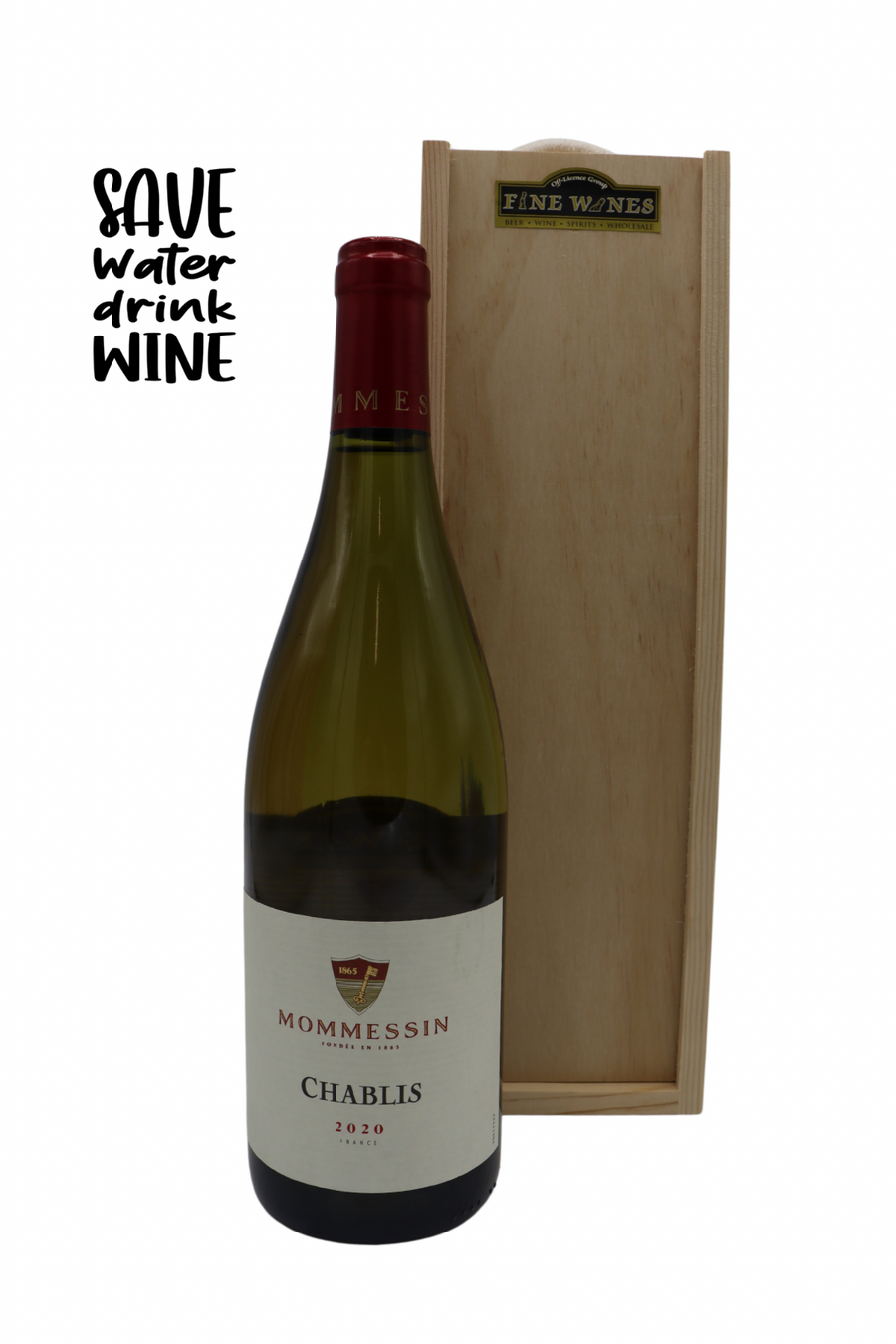 Wooden Gift Box Chablis 1 Bottle