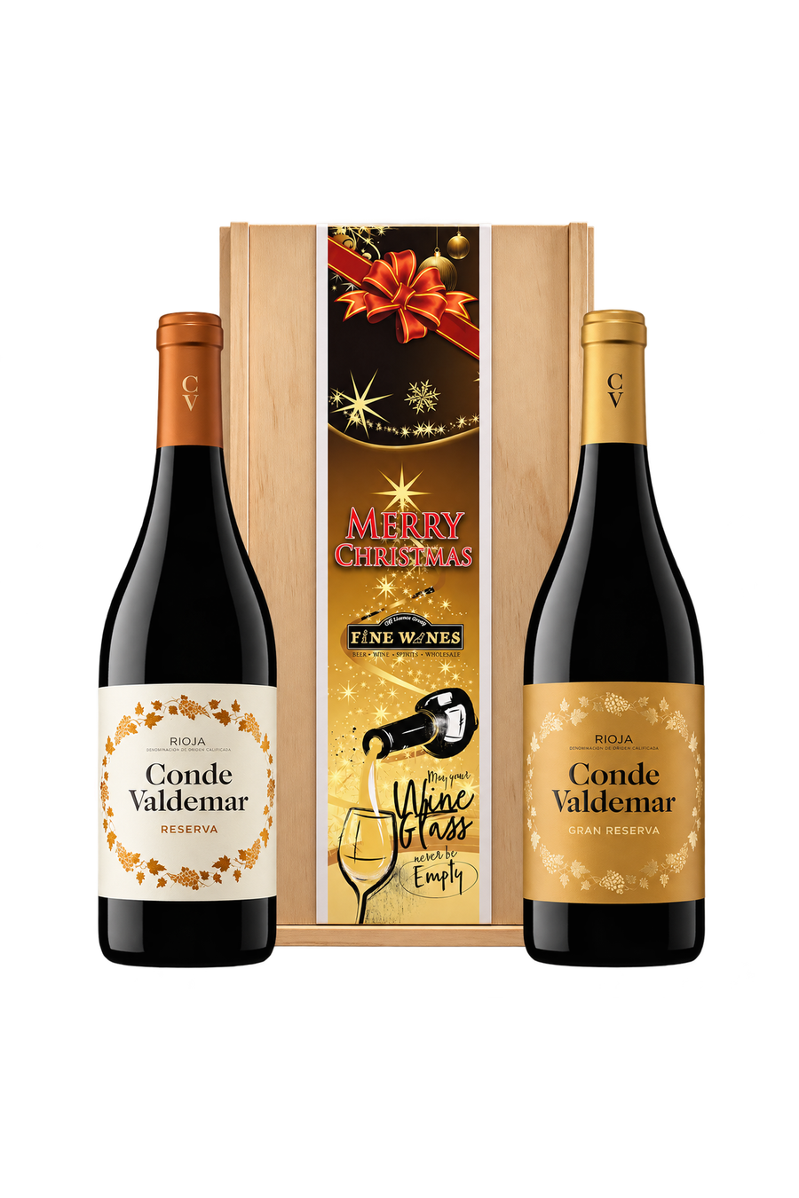 Conde Valdemar 2 Bottle Wooden Gift