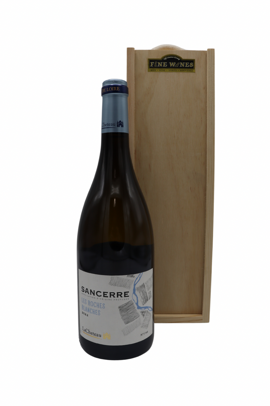 Wooden Gift Box Sancerre 1 bottle